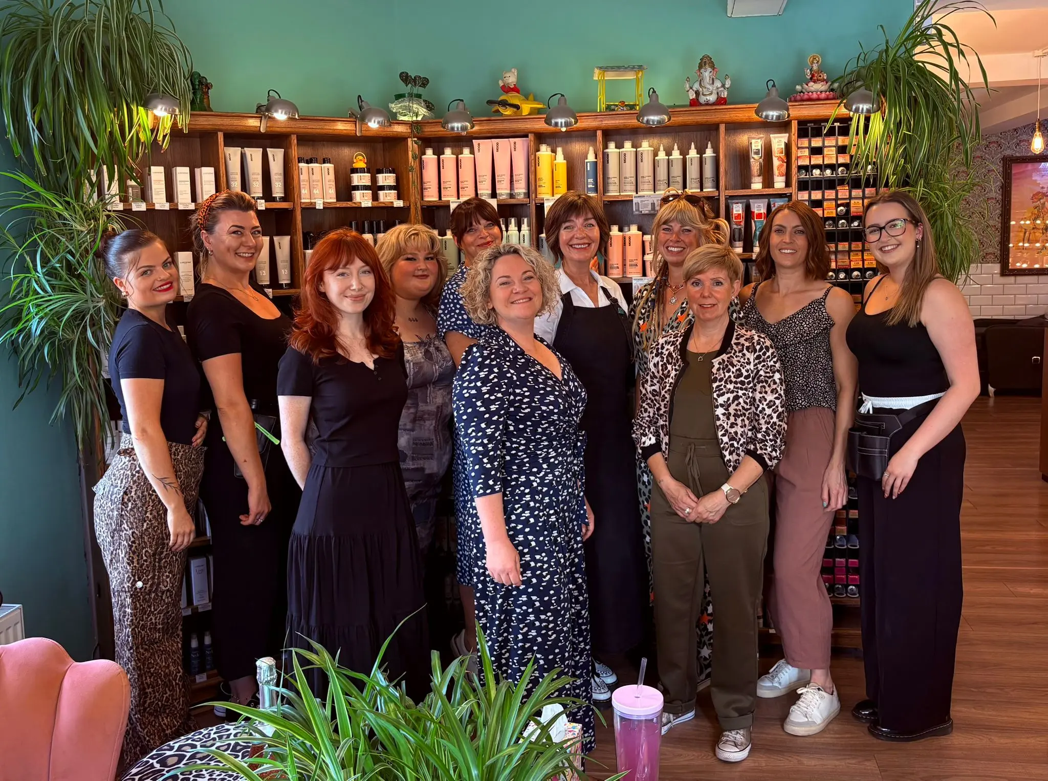 the hairdressers droitwich team